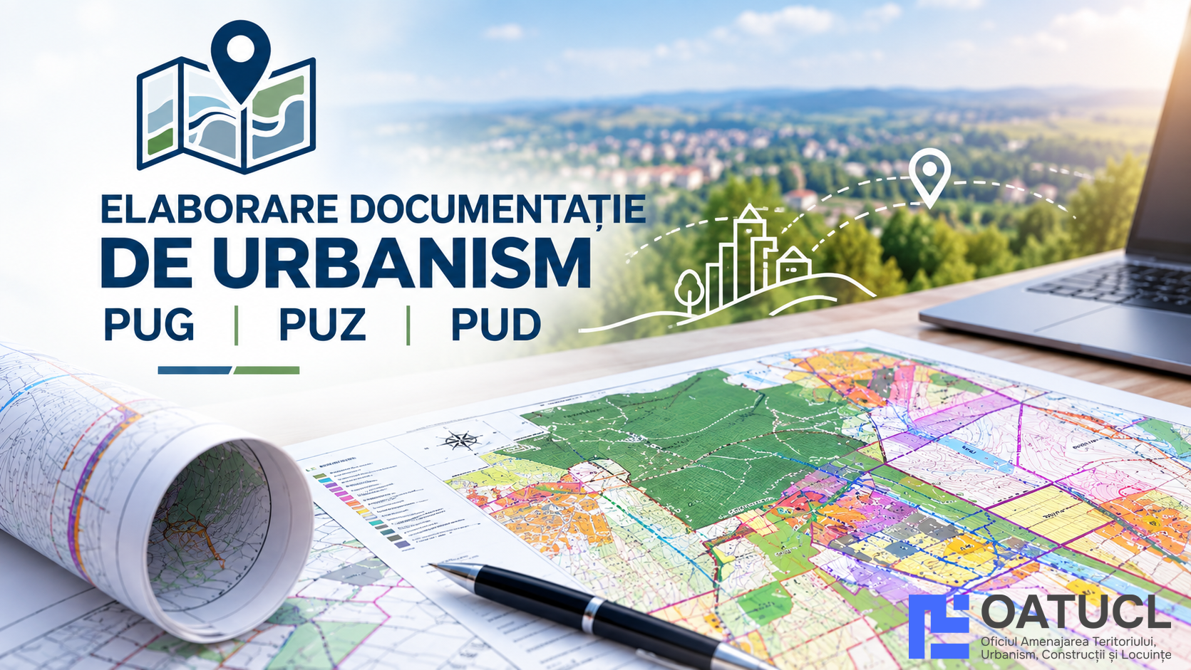 I.P. OATUCL oferă servicii de elaborare a documentației de urbanism și amenajare a teritoriului